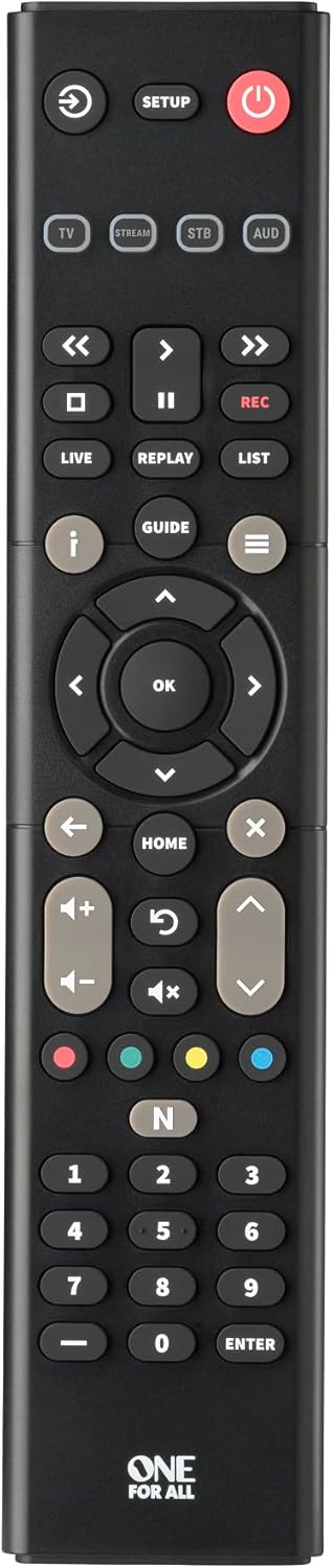 One for All | Universal Remote Essence 4 Apple TV & ROKU URC2140