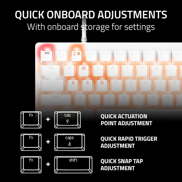 Razer Renewed | Huntsman V3 Pro Mini Keyboard US Layout - Black | RZ03-04990200-R3UR | 60 DAYS WARRANTY |