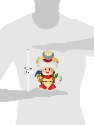 Little Buddy | Super Mario Bros. Captain Toad Standing Pose Stuffed Plush, 9" | PL-NIN-9-STCAPTOAD