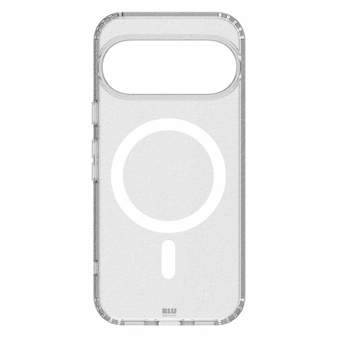 Blu Element | Dropzone Rugged Glitter Case w/Magnets for Google Pixel 11 Pro - Clear | BEPIXDZRG261P