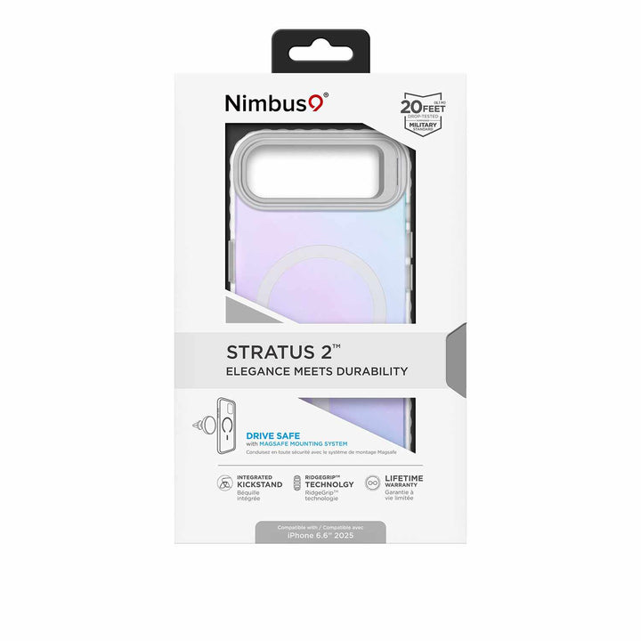 Nimbus9 | Stratus 3 MagSafe iPhone 17 Air Case - Frost | N9S3MSIPH17AFR