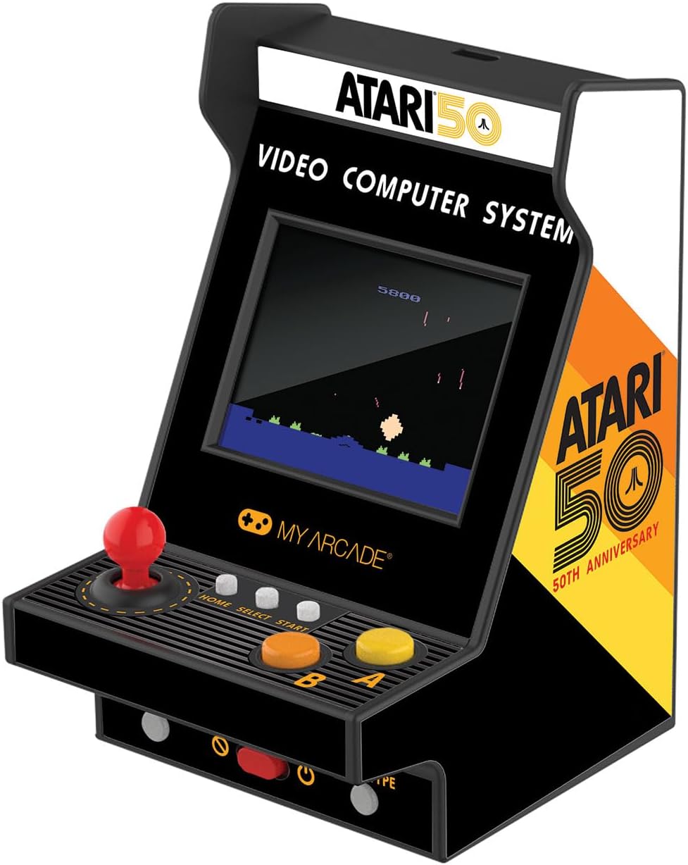 My Arcade | Atari Nano Player Pro Collectible Retro 75 Games in 1 4.8" Fully playable Video Game Collectible