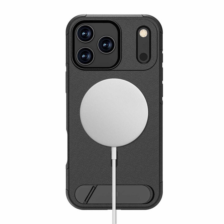 Blu Element | Armour Rugged Ultra MagSafe w/Kickstand Case iPhone 17 Pro Max - Black | BEARLK177