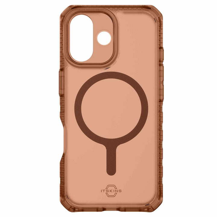 ITSKINS | Hybrid_R Frost MagSafe iPhone 17 Case - Mocha | AP7NHMFRTMOCC