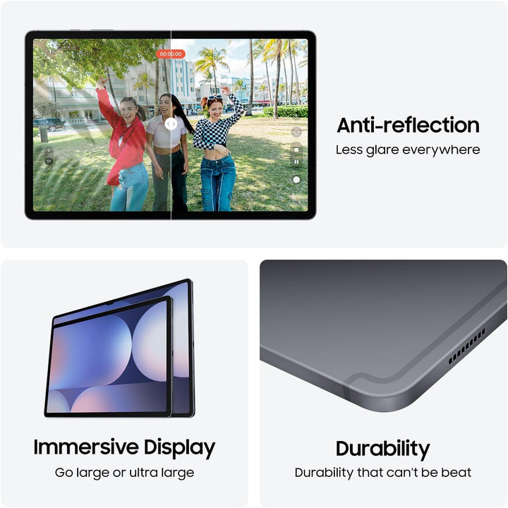 Samsung | Galaxy Tab S10+ (Plus) 12.4" 256GB Android Tablet with MT6989 Processor - Silver | SM-X820NZSAXAC