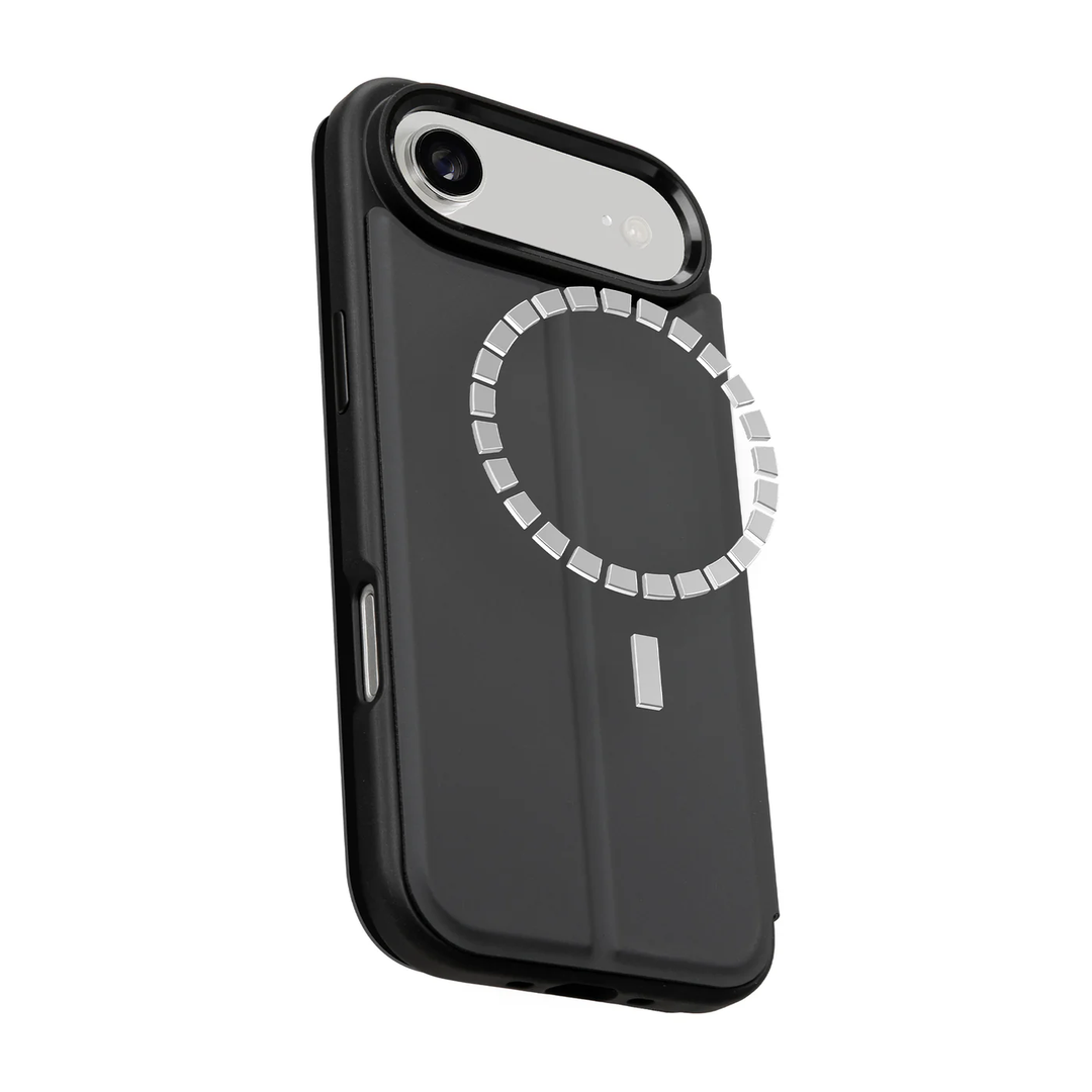 LAUT | Magfolio MagSafe for iPhone 17 Case - Black | L_IP25A_MF_BK