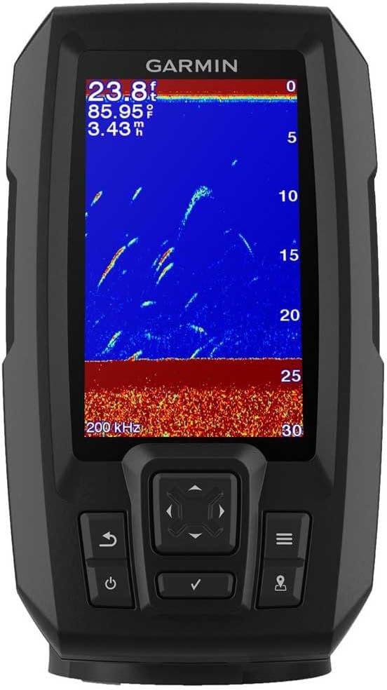Garmin | Striker 4 Plus Fishfinder with Dual Beam Transducer - Black | CE010-01870-01