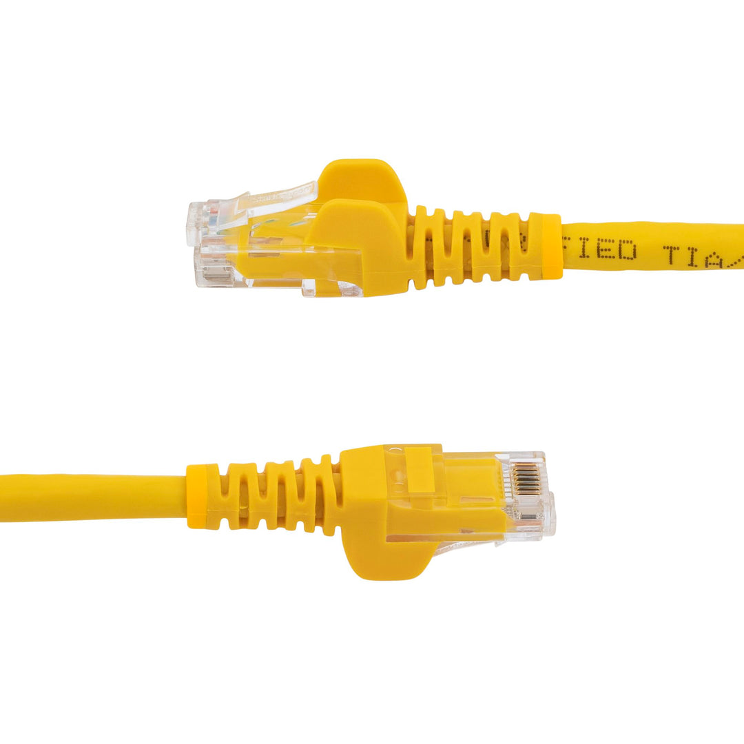 Startech | CAT6 Ethernet Cable 10 Gigabit Snagless RJ45 650MHz 100W PoE Patch Cord 15ft - Yellow | N6PATCH15YL