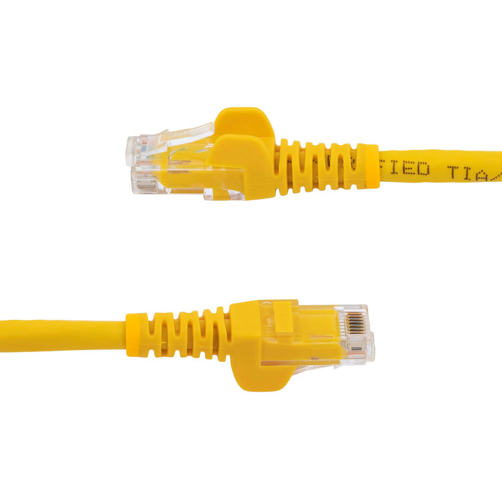 Startech | CAT6 Ethernet Cable 10 Gigabit Snagless RJ45 650MHz 100W PoE Patch Cord 15ft - Yellow | N6PATCH15YL