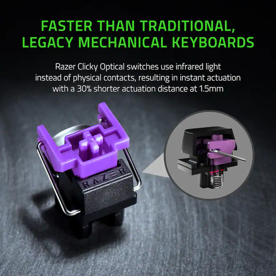 Razer Renewed | Huntsman Mini Mechanical Clicky Optical Gaming Keyboard - Black | RZ03-03390500-R3U1 | 60 DAYS WARRANTY