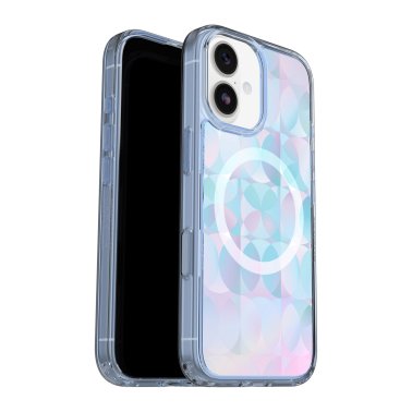OtterBox | Symmetry w/MagSafe iPhone 17 + Camera Control Case - Opal Prism | 77-98886