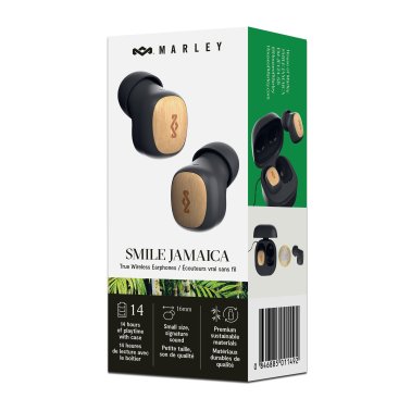 House of Marley | Smile Jamaica True Wireless TWS Earbuds - Black | EM-JE124-SB