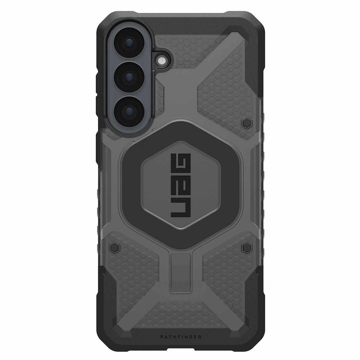 UAG | Pathfinder Rugged Case Clear w/Magnets for Samsung Galaxy S26 FE - Ash/Black | 214567113140