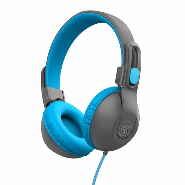 JLAB | JBuddies Studio 2 Wired Headphones- Blue /Gray | IFCHKSTU2RGRYBLU122
