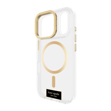 Kate Spade | Protective MagSafe w/Stand iPhone 17 Pro Case - Icon Clear | KS057326