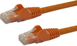 Startech | CAT6 Ethernet Cable Orange Snagless Gigabit 100W PoE UTP 650MHz Category 6 Patch Cord UL Certified Wiring/TIA 3ft |
