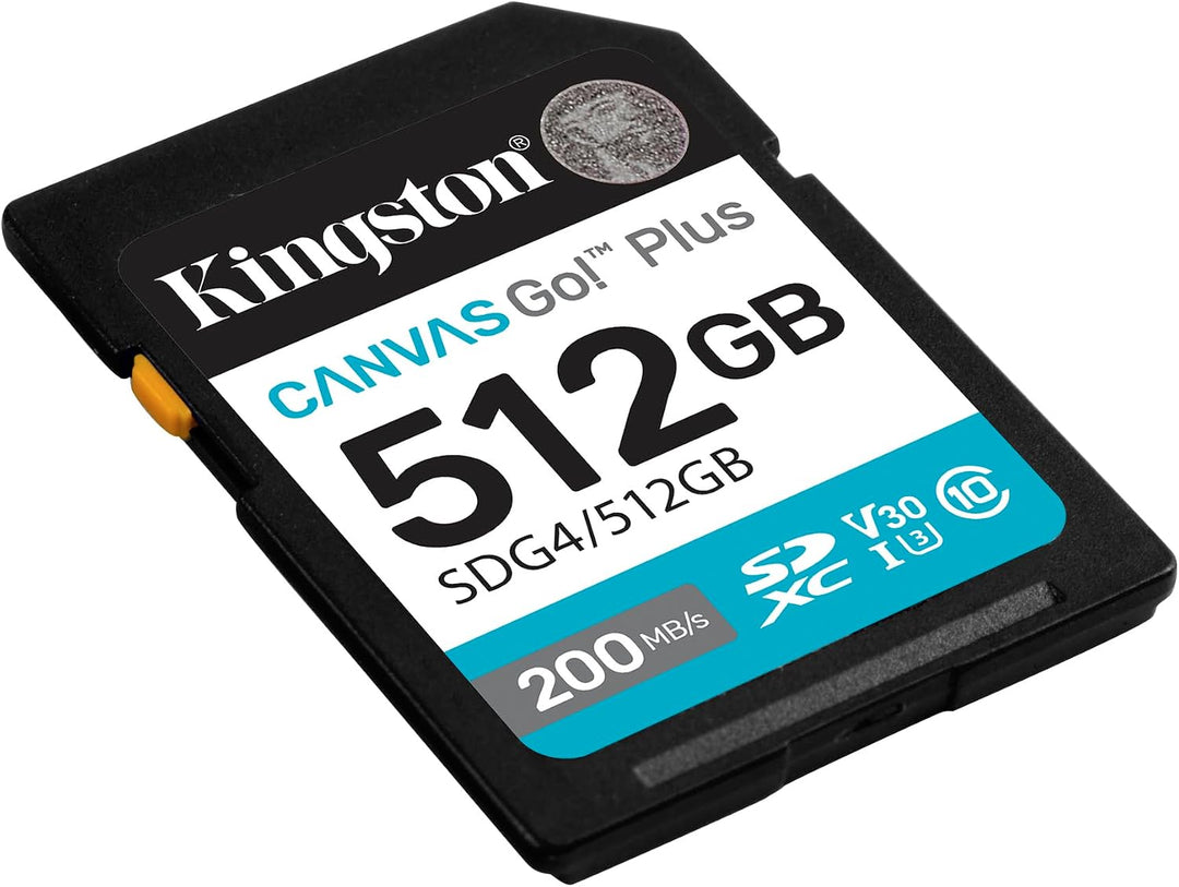 Kingston | SD Memory Card Flash Memory Capacity: 512 GB SDXC | SDG4/512GB