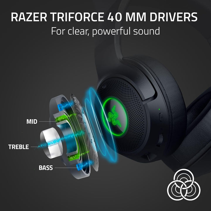 Razer Renewed | Kraken Kitty V2 Pro Headset Quartz - Black | RZ04-04510200-R3UR