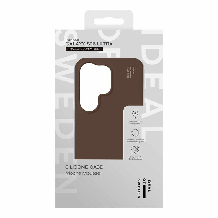 Ideal of Sweden | Silicone Case w/Magnets for Samsung Galaxy S26 Ultra - Mocha Mousse | IDSICMSS26U562