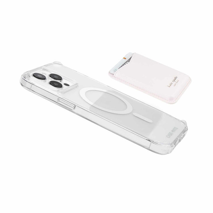 Kate Spade NY | Magnetic Wallet Compatible w/MagSafe - Pale Dogwood (Pink) | 123-0492