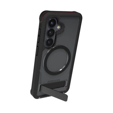 ZAGG | Graphene Rainier Snap Kickstand Case Samsung Galaxy S26 - Smoke Black | 0702321390