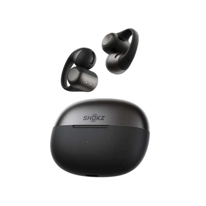 Shokz | OpenDots 2 Open-Ear True Wireless Earbuds - Black | E320-ST-BK-CA-326