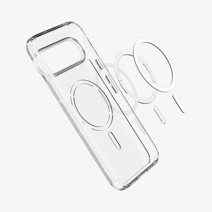 Spigen | Crystal Flex MagFit for Google Pixel 10/10 Pro - Crystal Clear | SGPACS09717