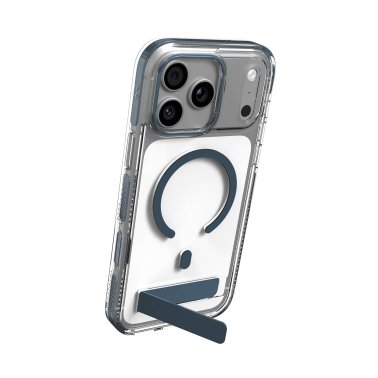 ZAGG | Graphene Santa Cruz Snap iPhone 18 Pro Max/17 Pro Max Kickstand Metallic Case - Blue Shimmer | 702322324