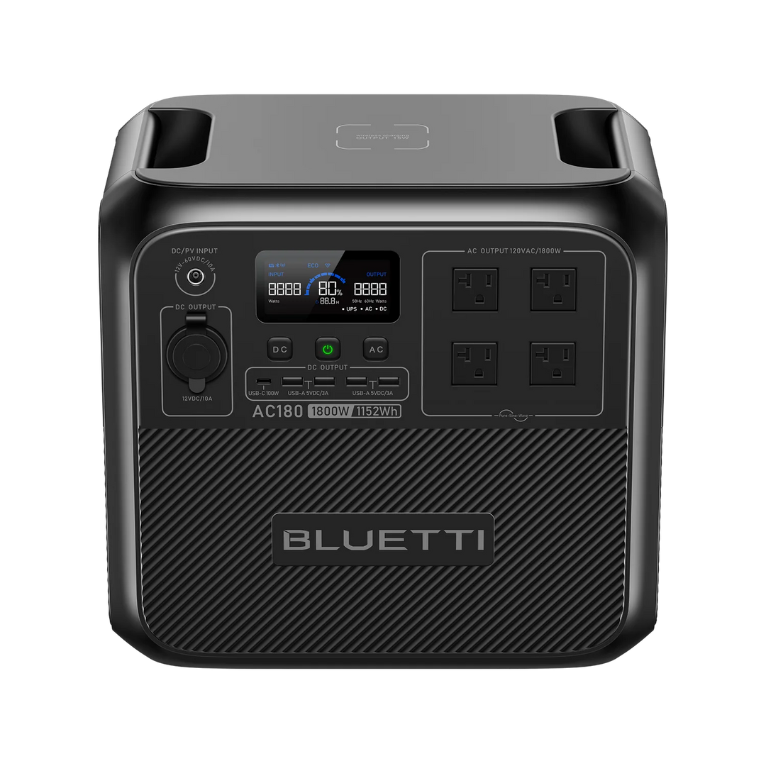 Bluetti | Solar Portable Power Station 1,800W 1,152Wh | AC180