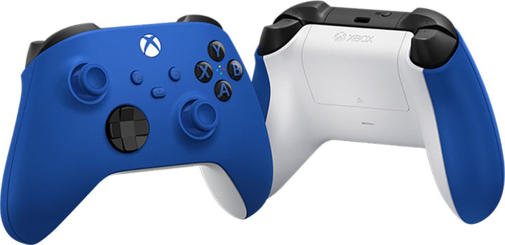 Microsoft | Xbox Wireless Controller for Xbox Series X, Xbox Series S, Xbox One, Windows Devices - Shock Blue | QAU-00065/QAU-00001
