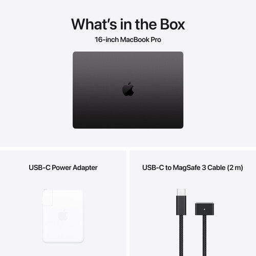 Apple | MacBook Pro 16.2" (Fall 2024) - Space Black (Apple M4 Pro / 24GB RAM / 512GB SSD) - English | MX2X3LL/A