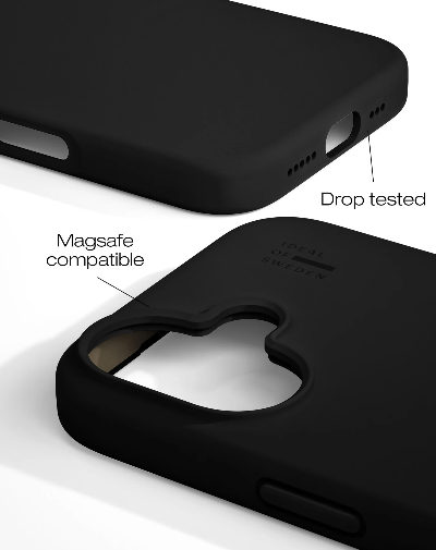 Ideal of Sweden | Silicone Case MagSafe iPhone 16 - Black | 120-8771
