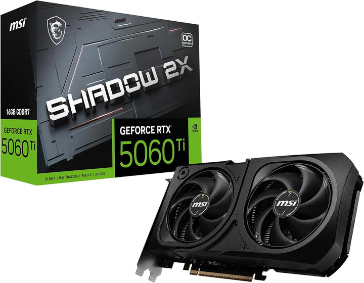 MSI | Video Card RTX 5060 Ti 16G SHADOW 2X OC PLUS | G506T-16S2CP