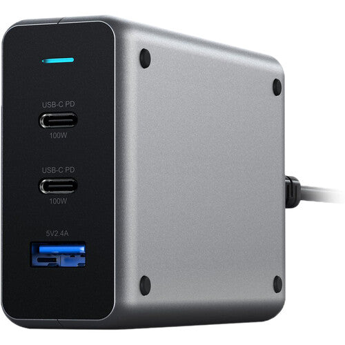 Satechi | Charger 100W Type-C PD GaN Compact Space - Grey | STTC100GM
