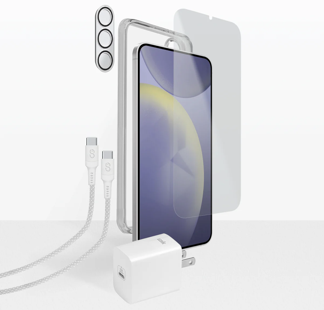 LOGiiX | Smartphone Essentials for Samsung S24 FE - White | LGX-13867