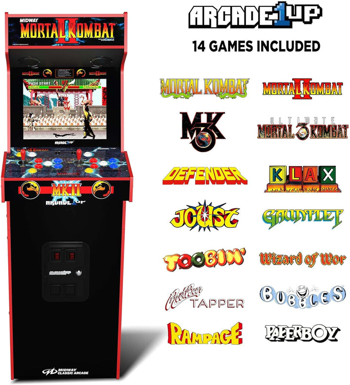Arcade1Up | Mortal Kombat II Deluxe Arcade Machine | MKB-A-303711