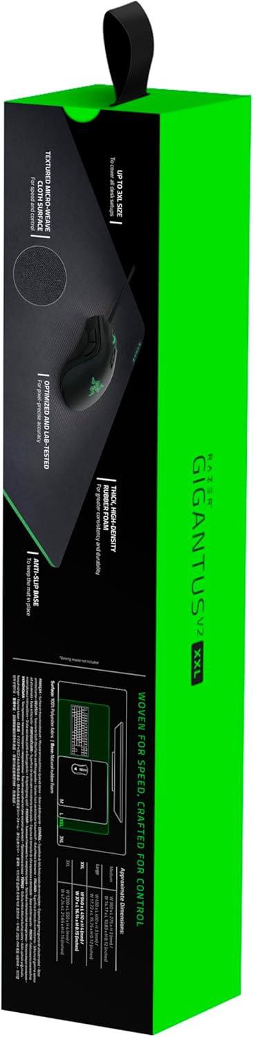 Razer Renewed | Gigantus v2 Soft Mouse Mat - XXL | RZ02-03330400-R3UR | 60 DAYS WARRANTY