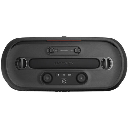 JBL | Partybox On-the-Go 2 Party Speaker with Wireless Microphone - Black | JBLPBOTG2PLBAM