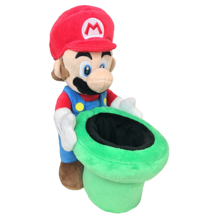 Little Buddy | Mario & Warp Pipe Official Super Mario 9" Plush
