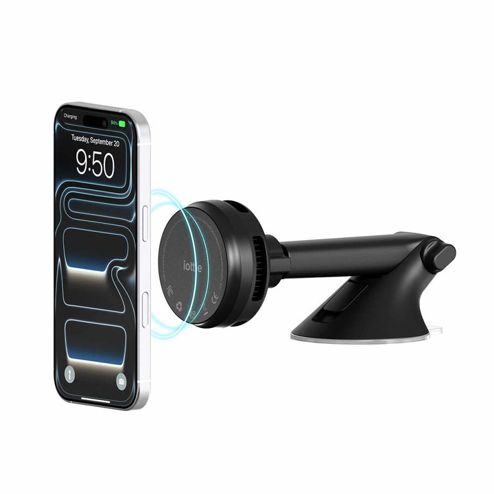 iOttie | Velox Pro Qi2.2 25W Magnetic Wireless Dash Mount - Black | VLXWCG217AM
