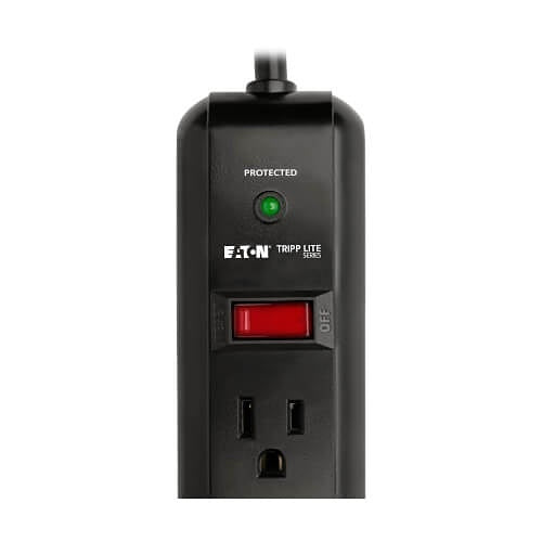 Tripp Lite | Protect It 7-Outlet Surge Protector 12 ft. Cord - Black | TLP712B