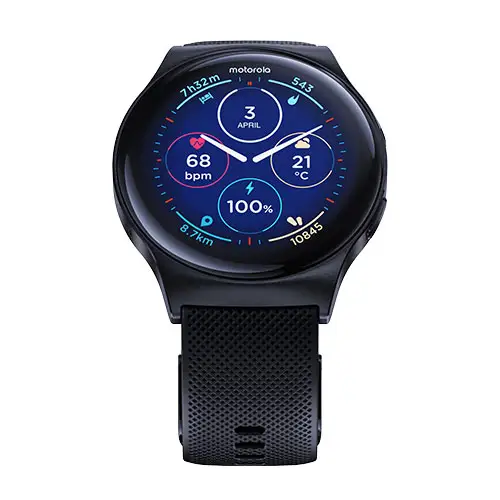 Motorola | Moto Watch 120 - Black | MOSWZ120-PB