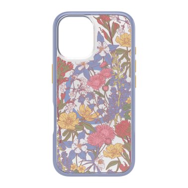 OtterBox | Symmetry w/ MagSafe Series Case iPhone 16 - Purple Wildflowers | 77-96372