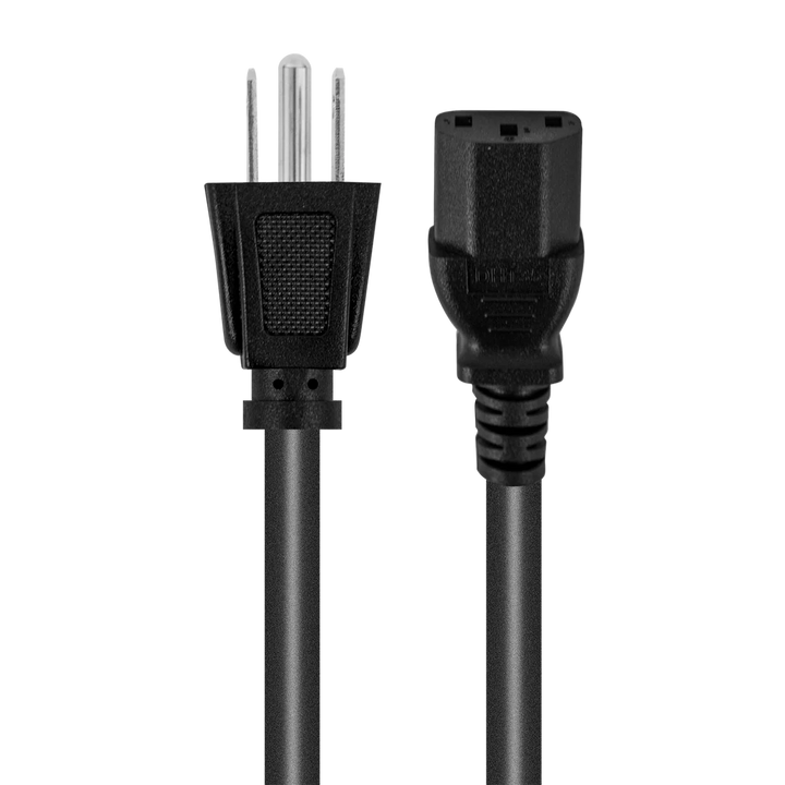 Furo | Power Cable 3 Pin 6FT / 1.8M - Black | FT8239