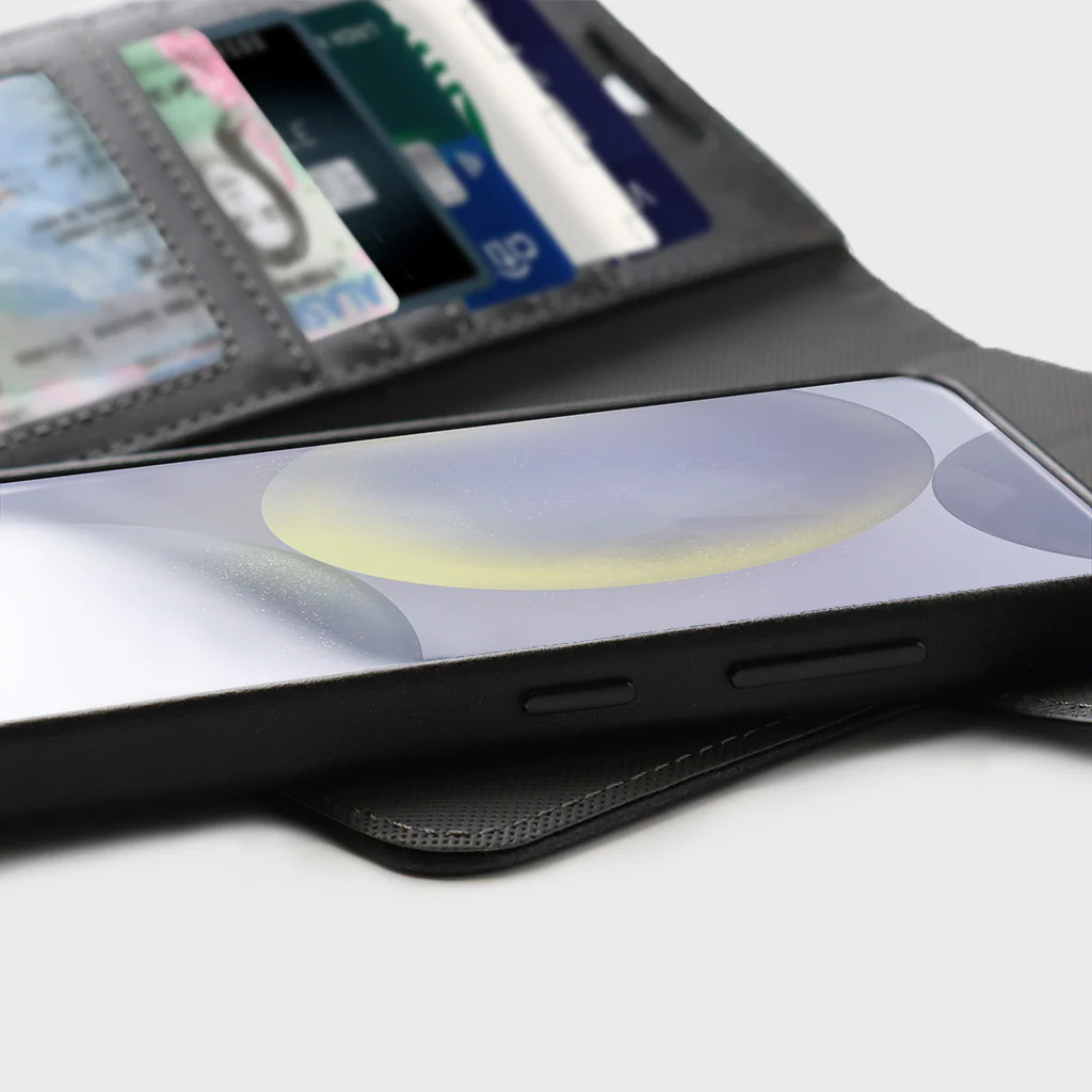 Caseco | Wallet Case with MagSafe for Samsung S26 - Black | C31F3-01