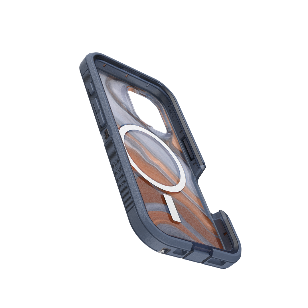 OtterBox | Defender XT Pro w/ MagSafe Series Case iPhone 16 - Clear Blue High Desert Agate | 77-96084