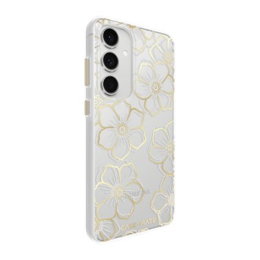 Case-Mate | Floral Gems Case Samsung Galaxy S24 FE - Gold | 15-13605