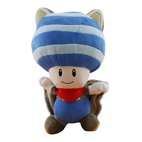 Little Buddy | Flying Squirrel Blue Toad "Super Mario" All Star Collection 8" Plush - Blue