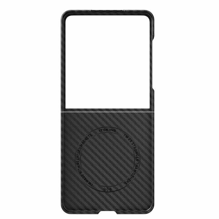 ITSKINS | Supreme Eclipse Stand Case w/Magnets for Galaxy Z Flip 8 | Black