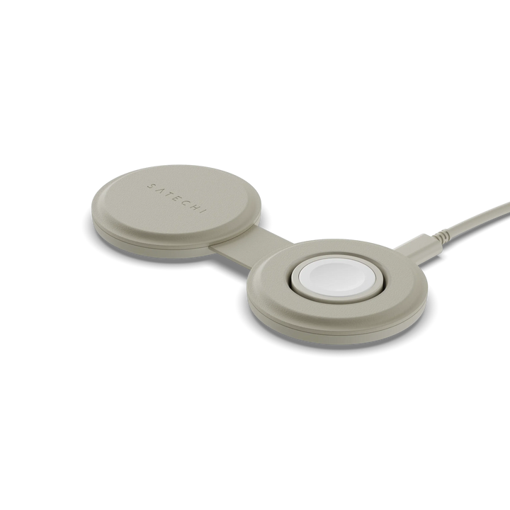 Satechi | OntheGo 2-in-1 Wireless Charger - Sand | ST-QTG21W